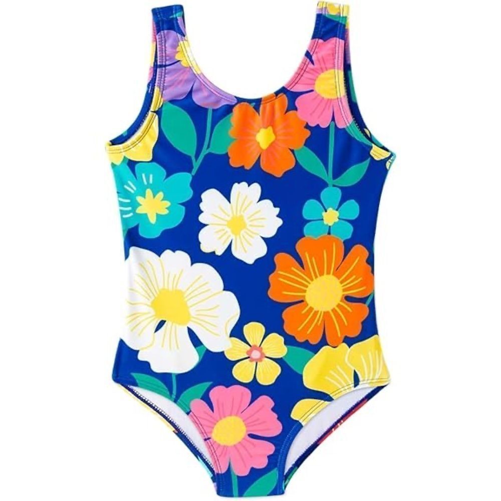 Angel Season Beach Pool Colorful Floral Kids Swimsuit